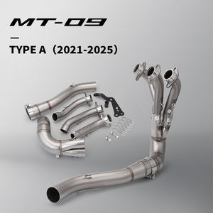 Échappement d'échappement complet pour MT09 XSR900 Race AT2 Silencieux en acier inoxydable Tuyau de liaison avant avec silencieux 2021-2025 - Product Image 6