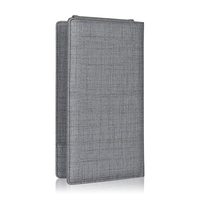 OEM/ODM couverture de menu en cuir porte-livre porte-carte de menu en cuir PU à trois volets pour les menus de restaurant
