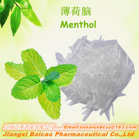 2216-51-5 Meilleur prix Cristal de menthol synthétique pur 100% avec échantillon gratuit Matière première chimique Arôme alimentaire tabac