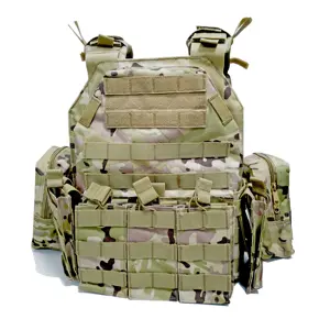 Pronto per la spedizione 2022 Tactical molle system Vest Oxford Fabric Vest camouflage plate carrier