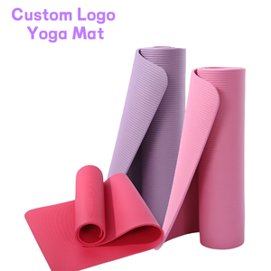 Tapete de Yoga NBR Antideslizante Ecológico con Logotipo Personalizado para Pilates, Material PU de 8mm de Grosor, OEM Disponible - Product Image 5
