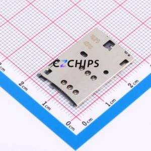 2174918-1 SIM Card Connector SMD Connector Self-Return Type Mini SIM Card Card Holder 1.4mm - Product Image 1