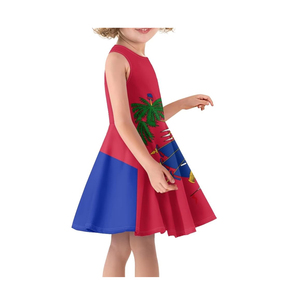 Vestidos de Verano <span class=keywords><strong>Casuales</strong></span> de Diseño Personalizado para Niñas, Vestido de Playa con Cuello Redondo, Tallas Grandes 3-16 Años, Falda para Bebés y Niñas Pequeñas - Product Image 5