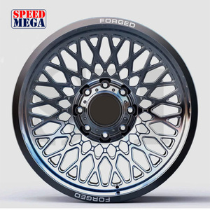 Jantes forgées polies pour camions, modèles 22x12, 24x14, 26x14, 26x16, 28x16, 28x14, entraxes 8x170, 8x180, pour Ford, RAM, Sierra, Silverado - Product Image 4