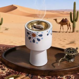 라마단 이슬람 선물 아라비아 아로마 디퓨저 아랍 부코르 향 홀더 홈 데코 - Product Image 4