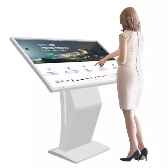 43 Inch LED Touch Screen Monitor Kiosk with Windows/Android OS WiFi for Retail Store & Shopping Mall Digital Signage
