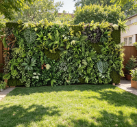 Haie de buis artificielle en plastique, gazon synthétique, plante artificielle pour mur
