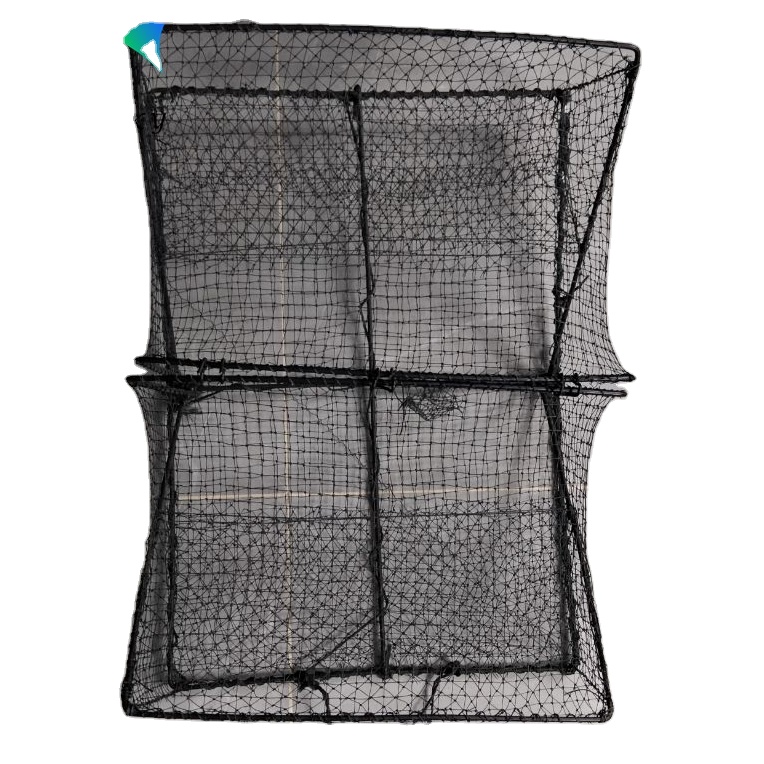 Marché de la norvège 100x60x25cm cage de crabe d'aquaculture carrée/cage de parapluie de homard/piège à écrevisses de poulpe