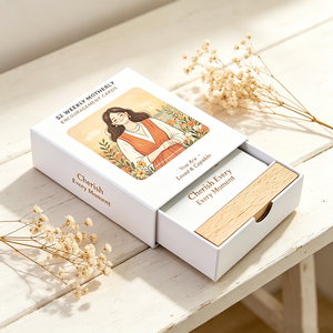 Juego de Tarjetas de Afirmación de Maternidad Personalizadas, Regalo de Embarazo para Nuevas Mamás, Práctica de Autoconfianza y Calma con Soporte - Product Image 2