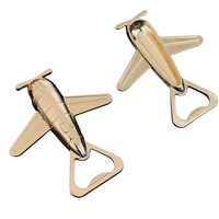 HXY 3D faveurs de mariage Antique or avion ouvre-bouteille créatif métal bière avion ouvre en alliage de Zinc avion ouvre