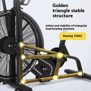 Bicicleta de Spinning Plegable de Alta Calidad para Ejercicio Aeróbico, Bicicleta de Aire con Alta Resistencia al Viento para Uso en Interiores y en Casa - Product Image 5
