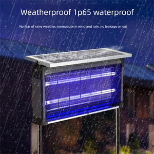 Asesino de mosquitos ultravioleta con energía Solar de doble tubo para exteriores, matamoscas, matamoscas, adecuado para granjas de patios - Product Image 4