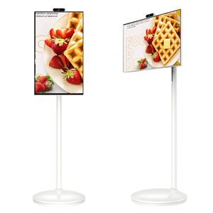Téléviseur intelligent portable à écran tactile Android 13 OS de 24, 27 et 32 pouces, LED <span class=keywords><strong>enroulable</strong></span>, 4 Go 64 Go, blanc, batterie rechargeable, écran intelligent mobile - Product Image 1