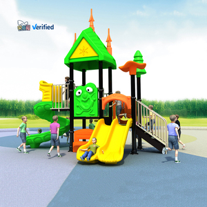 Juego de columpios de tobogán de jardín de infantes de plástico Multicolor, Material de acero, equipo de jardín para niños al aire libre para <span class=keywords><strong>parques</strong></span> de aventura - Product Image 3