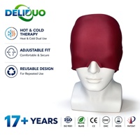 Direct Usine – Nouvelle Bandeau Réutilisable en Lycra Doux pour Soulagement des Migraines, Thérapie Chaud/Froid, Couverture 360°