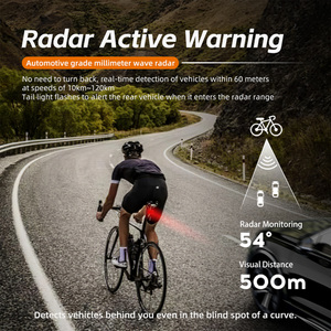 Luz Trasera para <span class=keywords><strong>Bicicleta</strong></span> CYCLAMI RT02, Impermeable IP64, Batería Recargable, LED, Material de Aluminio y PC, Lámpara de Seguridad Portátil para Ciclismo Nocturno - Product Image 3
