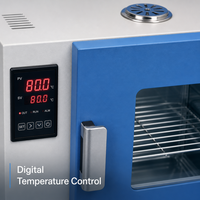 Horno de Secado Inteligente con Temperatura Constante, Equipo de Secado para Laboratorio con Controlador de Temperatura LED para Secado y Horneado