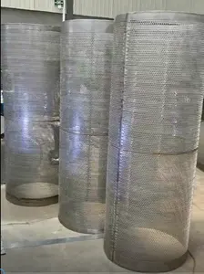 स्टेनलेस स्टील के लिए सर्पिल धातु छिद्रित ट्यूब जल तत्व