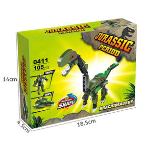 105 pièces, blocs de construction de robot Brachiosaurus 3 en 1, jouet STEAM pour enfants, développement de la motricité fine, cadeau éducatif - Product Image 3