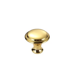 Poignée de meuble en alliage d'aluminium, bouton rond moderne pour tiroir et armoire, finition brillante or, argent, noir, antirouille, montage en surface - Product Image 4