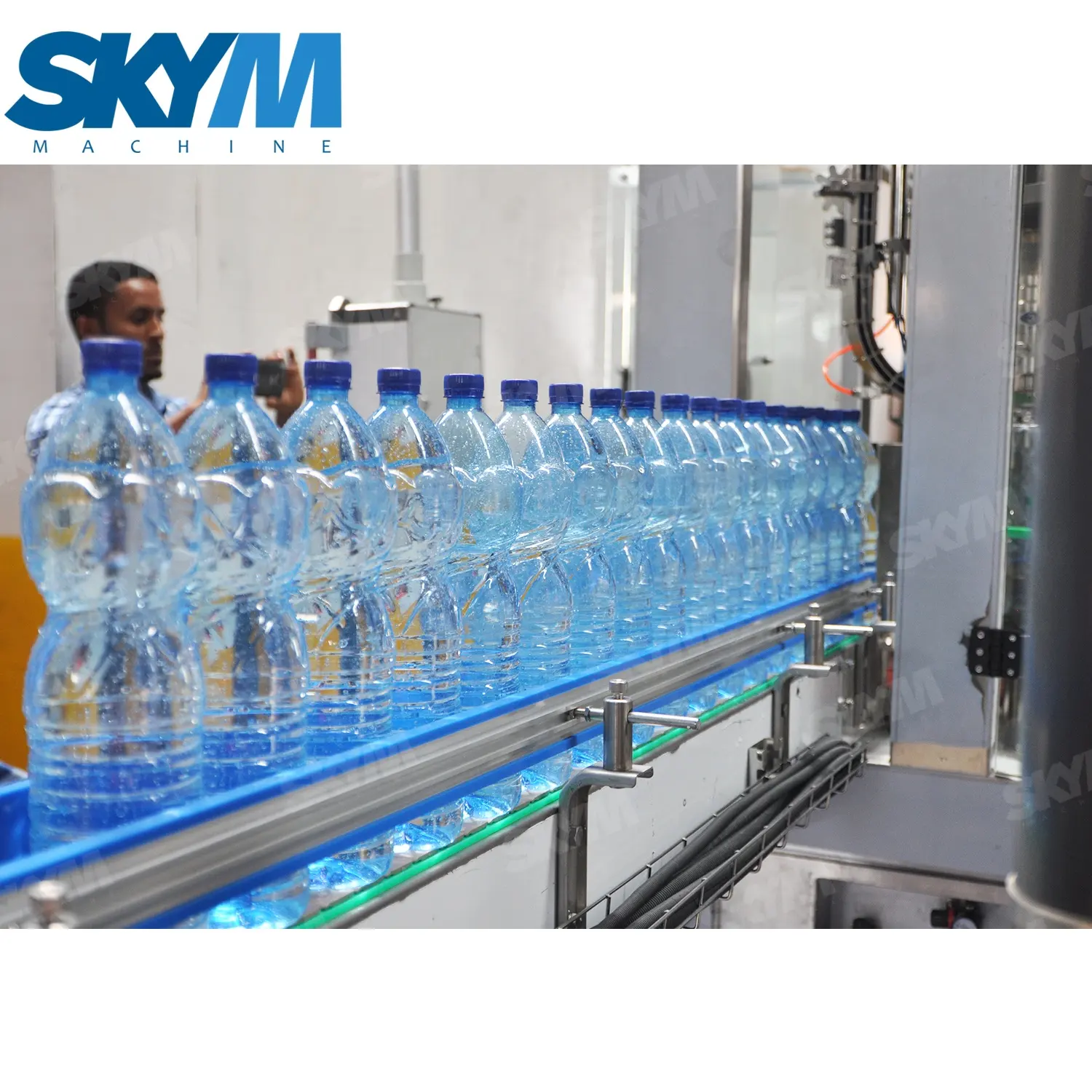 5000BPH Full Automatic Complete PET Plastic Glass Small Bottle Pure Drinking Mineral Water Juice Production Line