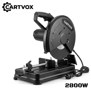 <span class=keywords><strong>Scie</strong></span> à découper professionnelle en métal CARTVOX CT7355 de 355 mm (14 po) robuste 2800 W pour la construction et l'atelier - Product Image 1