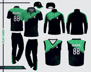 Uniforme international de cricket Sportswear Ensemble complet de cricket Col Jersey demi-manches manches longues et pantalon design personnalisé - Product Image 3