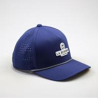 Casquette Snapback Sportive 5 Panneaux en Polyester avec Logo Brodé Personnalisé, Visière Plate et Corde Camouflage – Vente en Gros OEM Premium