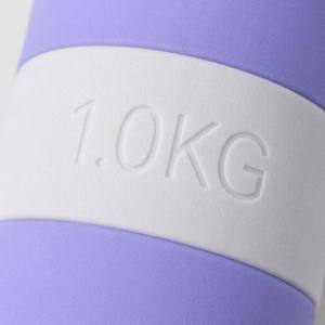 Pesas de Mano de Hierro Fundido Suave, 2 kg, 7 Colores, Mancuernas Antideslizantes para Mujeres, Gimnasio en Casa, Yoga, Pilates, Logotipo Personalizado Disponible - Product Image 4