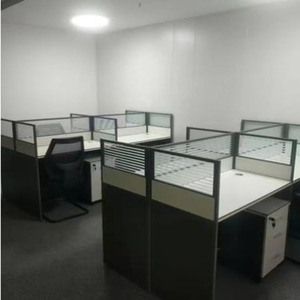 Bán Tại Nhà Máy Vách Ngăn Nội Thất Văn Phòng <span class=keywords><strong>4</strong></span> Chỗ Ngồi Tủ Trạm Làm Việc - Product Image 5