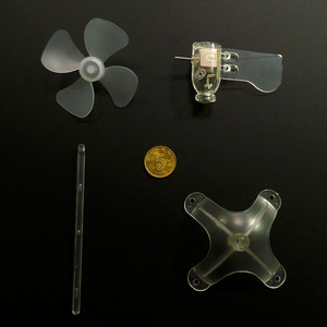 Mini Wind <b>Generator</b> With Base LED Light Up Windmill Small Wind Power Landscape Lamp - Product Image 3