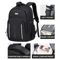 Sac à dos d'étudiant pour ordinateur portable, grande capacité, léger, imperméable, avec logo personnalisé, fabricant de sacs d'école
