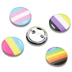 Diy 32Mm 58Mm Button Badge Components Pin Button Badge Accessories Rozetler Making Raw Material With Safety Pin