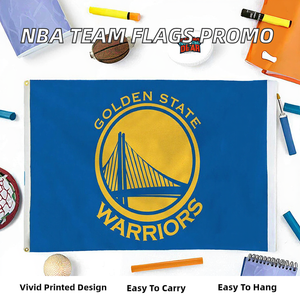 Promotion Spéciale Drapeaux d'Équipe <span class=keywords><strong>NBA</strong></span> Personnalisés Thunder Cavaliers Basket-ball Professionnel Impression Numérique Polyester Drapeaux Rectangulaires - Product Image 2