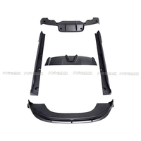 Kits carrosserie de haute qualité pour Porsche Macan 2022-2024 : Lame avant, diffuseur arrière, jupes latérales et spoiler en fibre de carbone style C