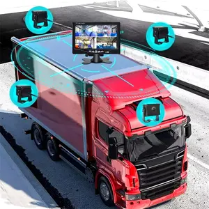 4Ch נייד dvr מצלמה מערכות תמיכה 3G 4G WiFi GPS MDVR ערכות עם רכב/אוטובוס/משאית/כלי רכב מצלמה מקליט 7 אינץ צג