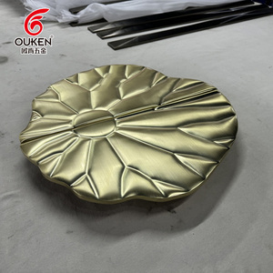Pomo de Puerta de Latón Puro de Alta Gama, Diseño Minimalista con Hoja de Loto Esculpida, Tirador para Puerta de Vidrio Frontal, Accesorios para Hoteles y Mansiones - Product Image 4