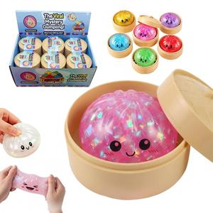 0728 Boules anti-stress colorées et scintillantes en forme de boulette de raviolis pour les magasins de cadeaux - Product Image 4