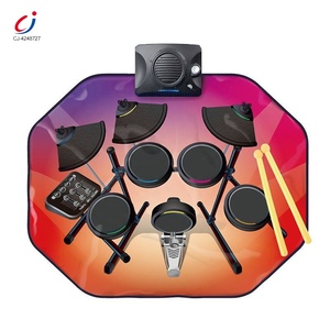 Chengji enfants <span class=keywords><strong>tapis</strong></span> kit de <span class=keywords><strong>batterie</strong></span> frapper jeu début éducatif étanche <span class=keywords><strong>électronique</strong></span> musical brillant <span class=keywords><strong>batterie</strong></span> ensemble <span class=keywords><strong>tapis</strong></span> - Product Image 2