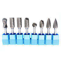 Fraise rotative électrique en carbure de tungstène Strawberries, tige de 1/4 pouce, forme cylindrique et sphérique, polie, personnalisable OEM, pour podologie