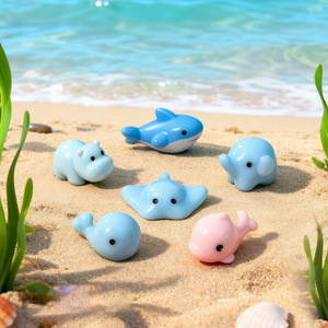 Accesorios de Resina de Animales Marinos Miniatura, Lindos, al por Mayor, Decoraciones para Micropaisajes, Manualidades, Adornos Pequeños para Coche y Escritorio - Product Image 3