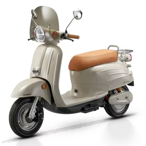 Nouvelle Arrivé<span class=keywords><strong>e</strong></span> Keren : Scooters Électriques Classiques Vintage avec Pare-brise, 1200W, 55KPH, Emoped, Moto Électrique à Vendre - Product Image 1