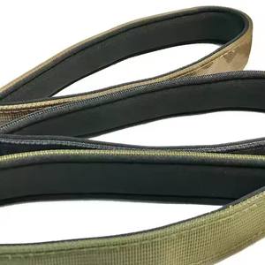 Correa de perro de entrenamiento personalizada al por mayor correa de perro táctica con clip de rana estilo resistente con mango acolchado y hebilla de metal - Product Image 6