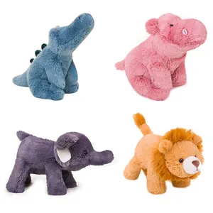 Мягкие животные куклы милый лев крокодил слон Бегемот пользовательские плюшевые игрушки для детей