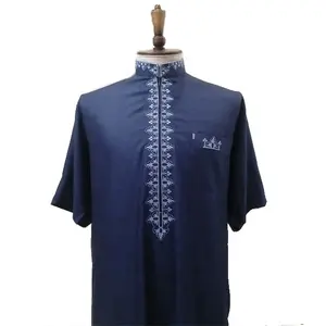 2022最佳销售刺绣设计阿拉伯长袍在阿联酋所有季节的男士