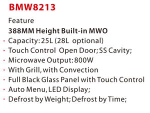Horno <span class=keywords><strong>Microondas</strong></span> Integrado de 388 mm de Altura, Horno <span class=keywords><strong>Microondas</strong></span> de 25 L - Product Image 2
