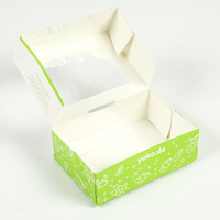 Boîte à sushi en papier blanc avec couvercle transparent, impression de logo personnalisée pour les bars à sushi, la livraison à emporter, la restauration et les fêtes