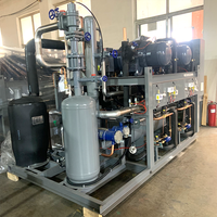 Refroidisseur d'eau industriel à vis haute performance pour centre de données, unité de réfrigération pour chambre froide