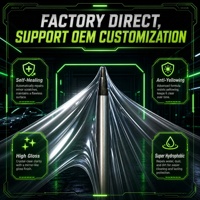Film de protection de peinture transparent professionnel de qualité supérieure 215 microns PPF pour une protection ultime de la voiture