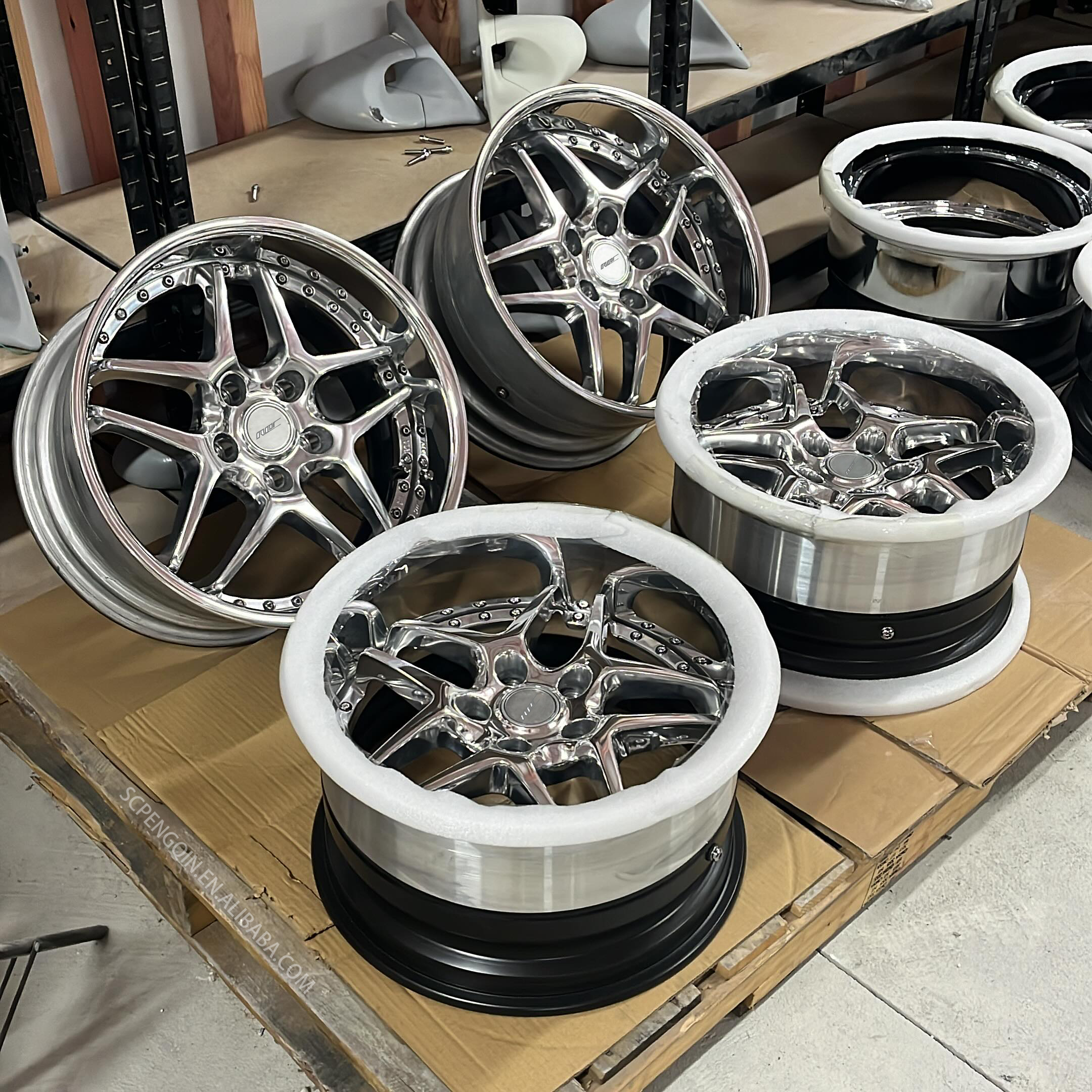 BNR32    アルミホイール  BLITZ Custom 2/3 Piece Forged Wheels 18-24 Inch 5x114.3 Rims Deep